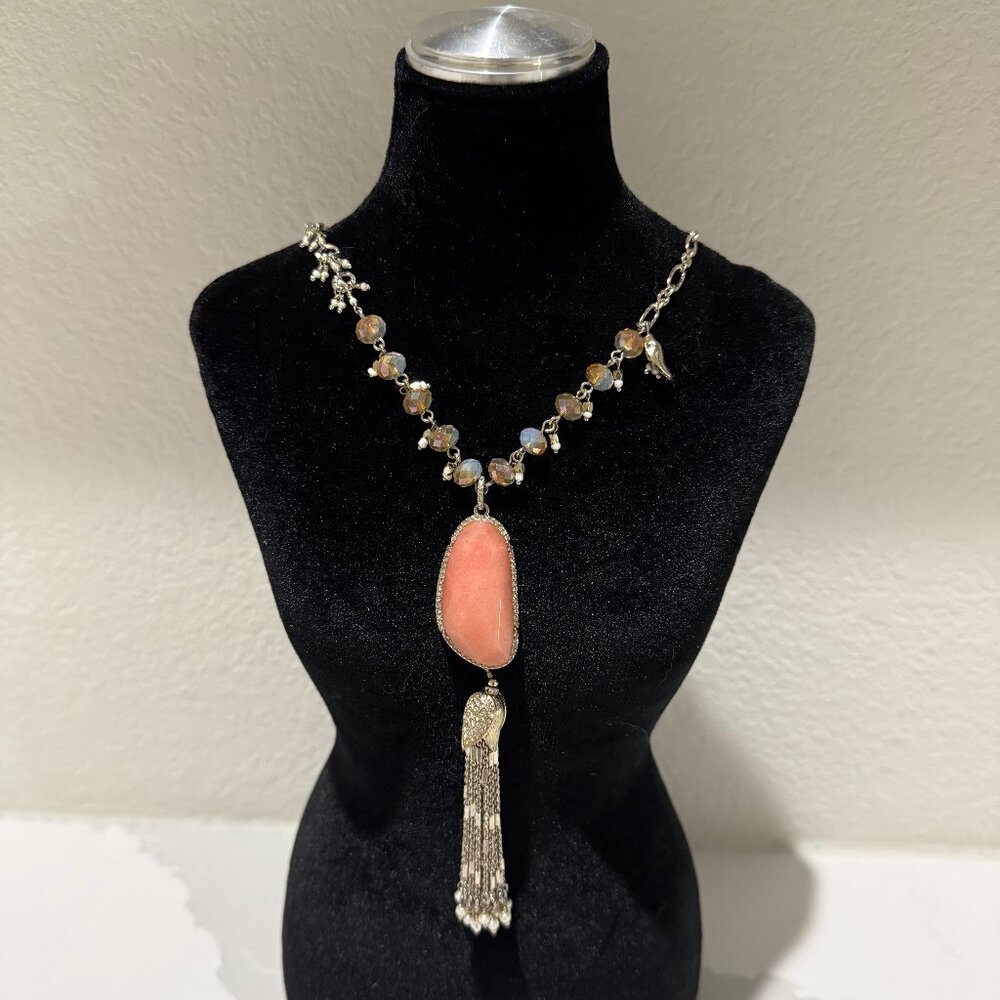 New Chloe + Isabel Petalette Long Tassel Necklace